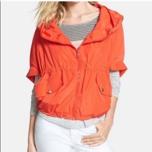 NWT SAM EDELMAN Packable Short Sleeve Windbreaker Jacket, sz L